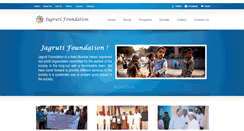 Desktop Screenshot of jagrutifoundationtrust.org